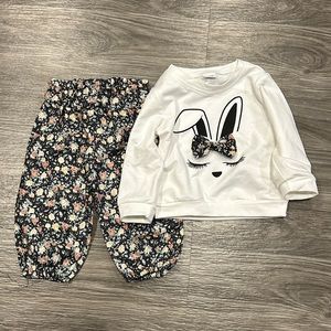 Baby girl 6 to 9 months Easter outfit